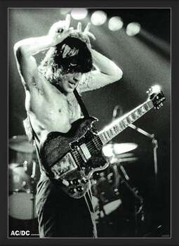 Gerahmte Poster AC/DC - Angus Young 1979