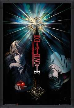 Gerahmte Poster Death Note - Duo